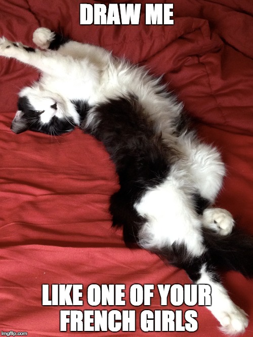 Ollie, draw me like one of your french girls